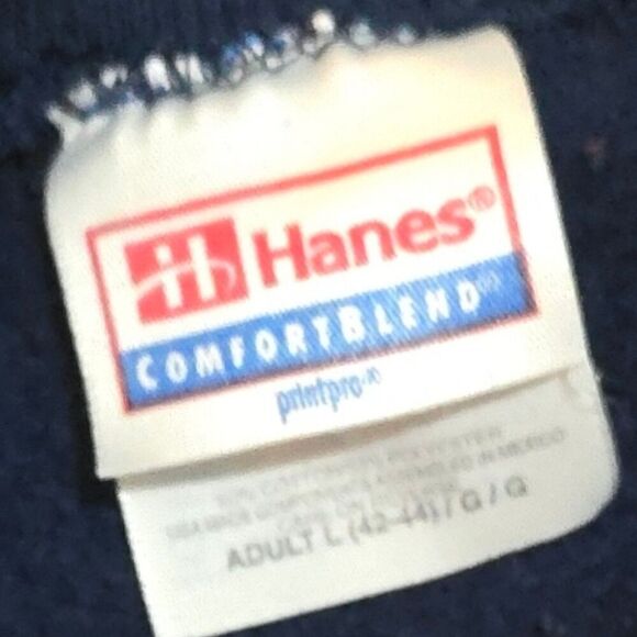 Vintage Dutch Windmill Solvang California Sweatshirt Men's L Long Sleeve Blue - Picture 5 of 5